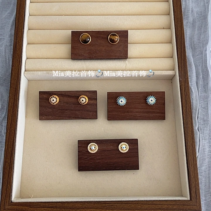 钛钢亚克力耳饰 简约气质轻奢小众设计感时尚百搭高级感锁骨链女