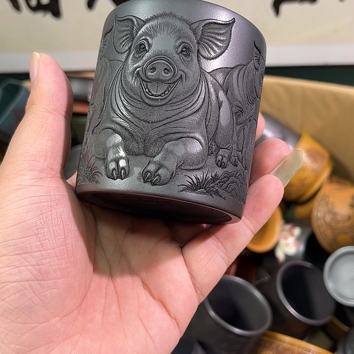 茶杯紫砂全手工紫砂主人杯