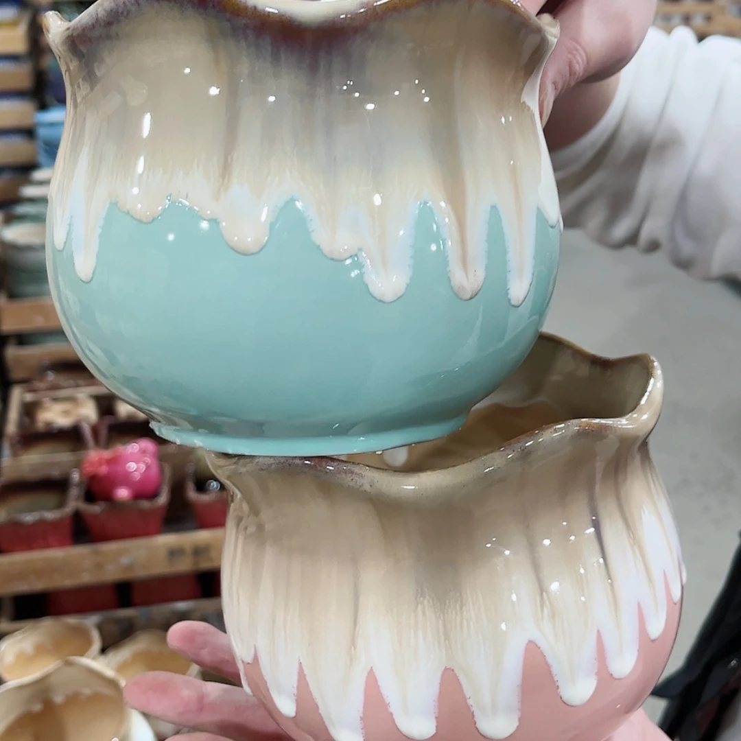 【闪购商品】陶瓷陶瓷多肉植物花盆
