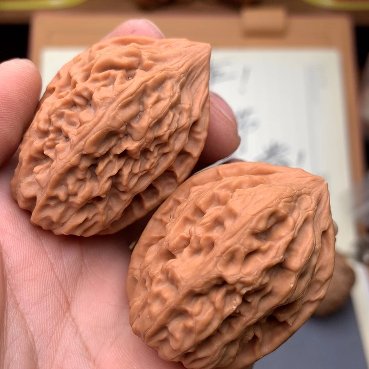 桃核把件35尺寸核桃-鸡心