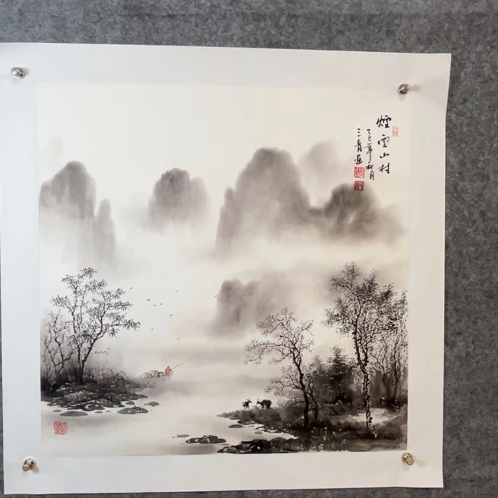 国画精品手绘国画作品