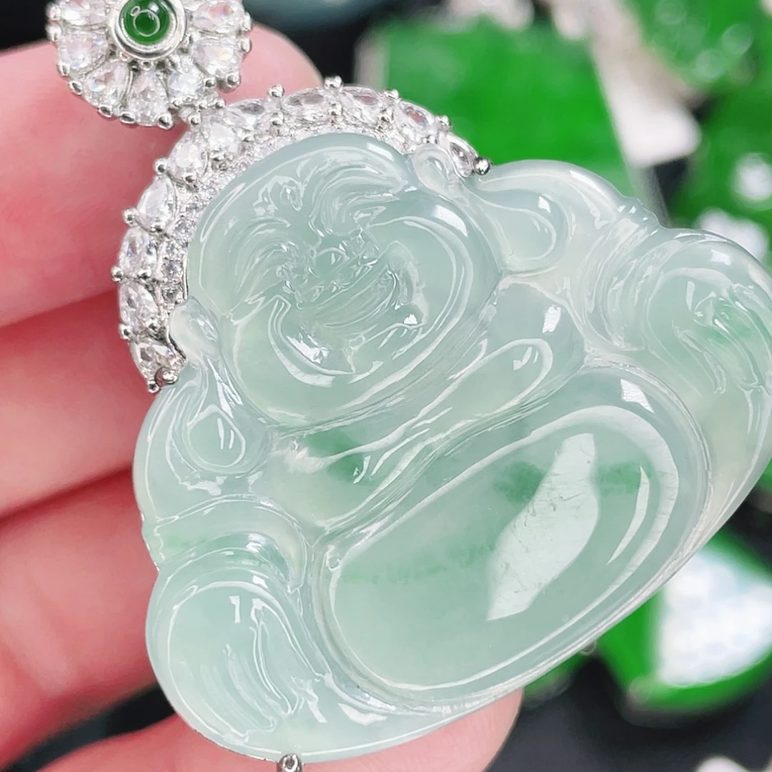 翡翠未镶嵌颈饰15