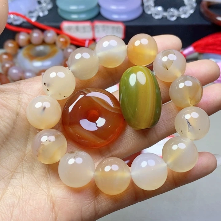 玛瑙/玉髓吊坠(不含链)未镶嵌啊*