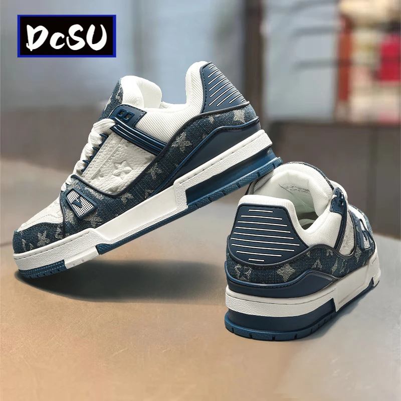 【香港DcSU&Shoes官方正品】增高休闲鞋男款厚底运动板鞋情侣款低帮