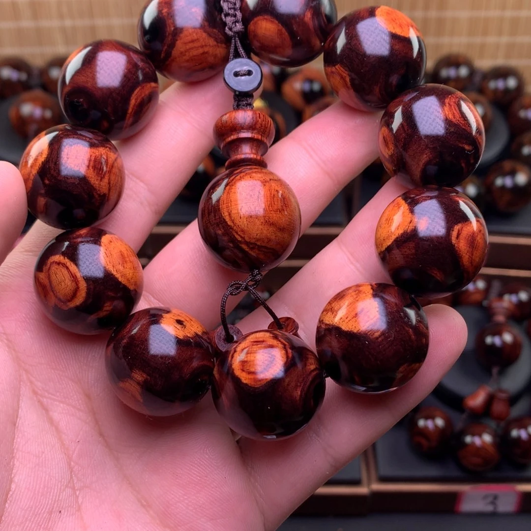 来***有黄花梨/降香黄檀黄花梨紫油梨手串