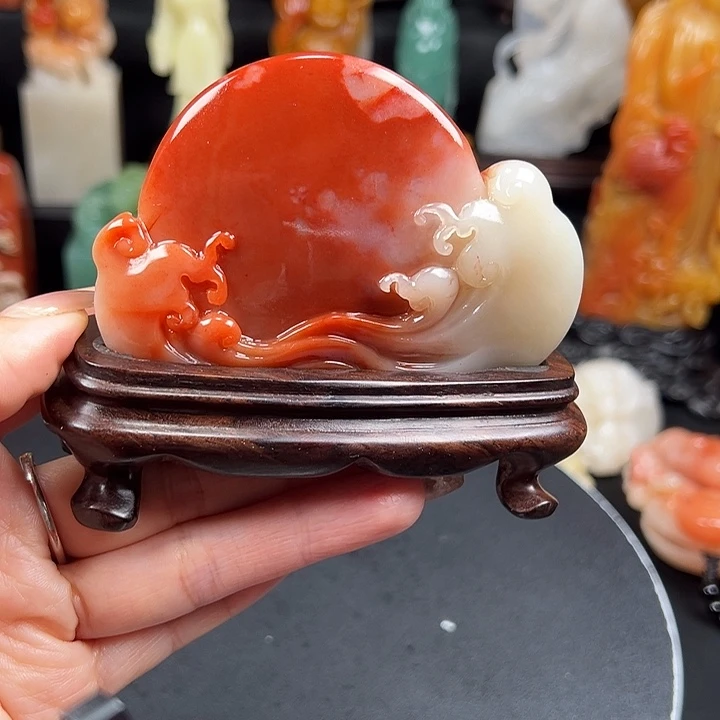 寿山石老性芙蓉石