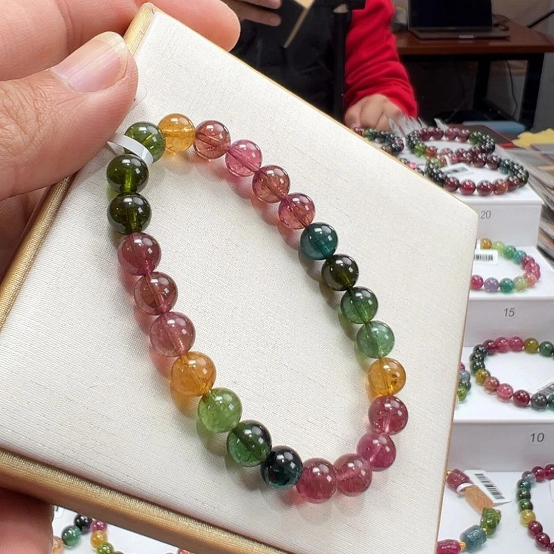 碧玺手串未镶嵌7.5mmmmmmm