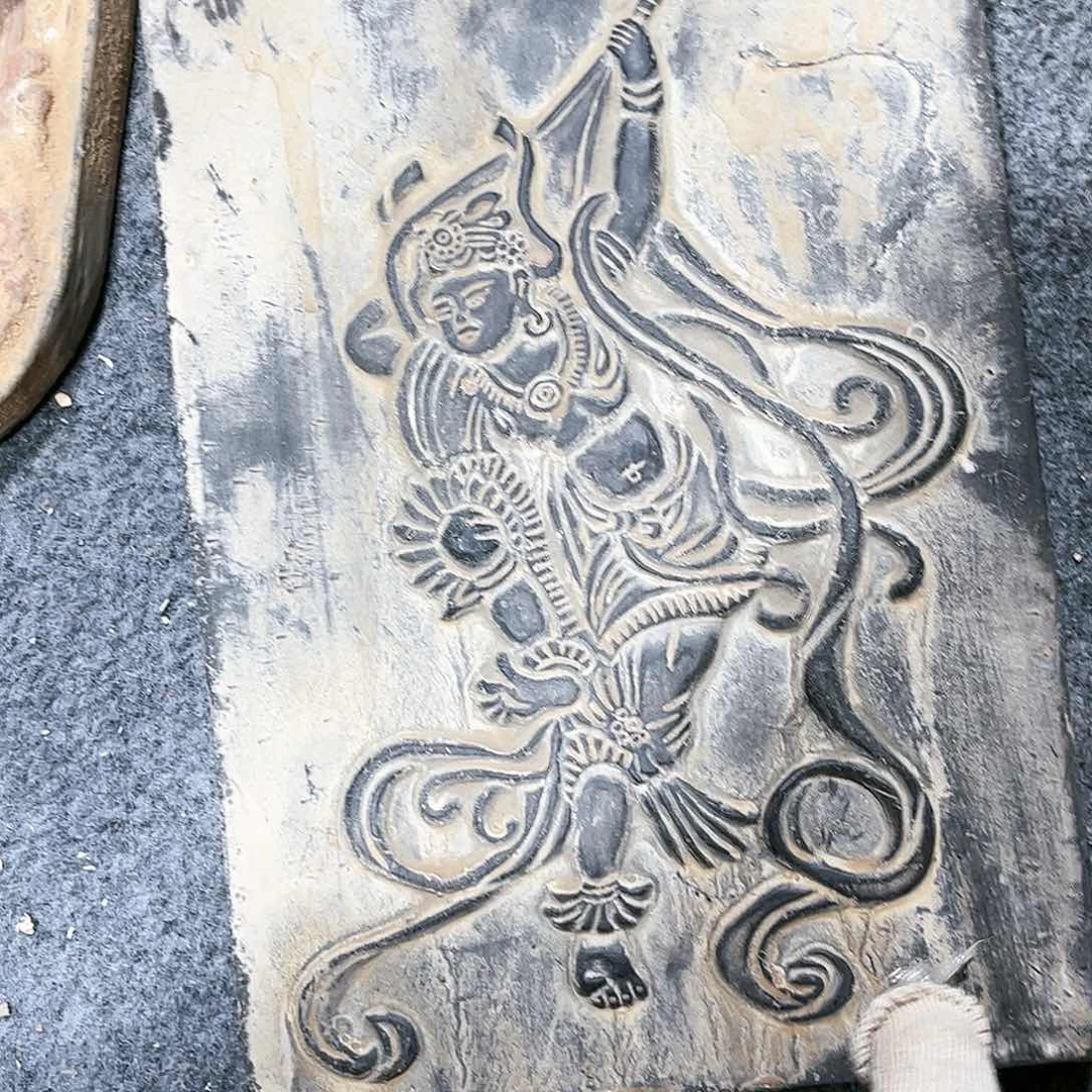 瓦当摆件摆件茶桌茶台陶瓷阿*