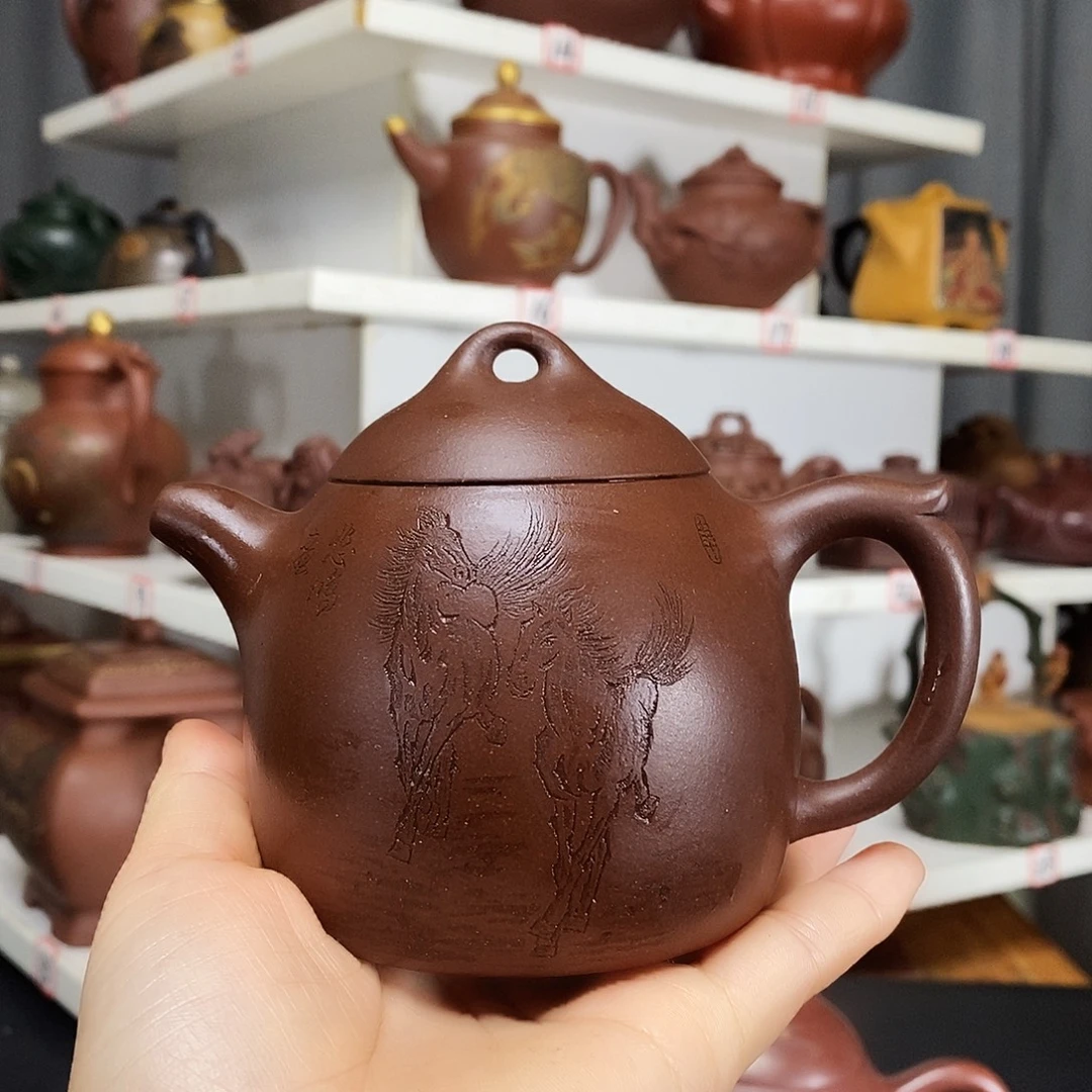 用***3茶壶紫砂原矿紫砂壶