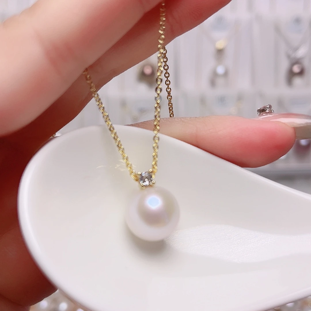 淡水珍珠未镶嵌吊坠(赠链)