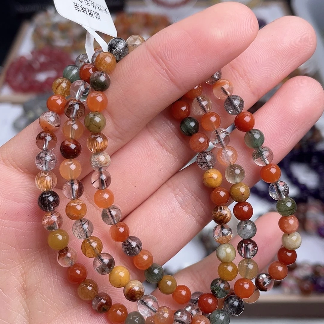 水晶手串未镶嵌天然