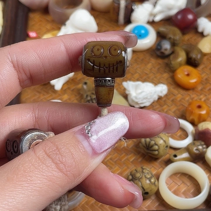 鹿骨手串/手链驼骨驼骨69，1.8