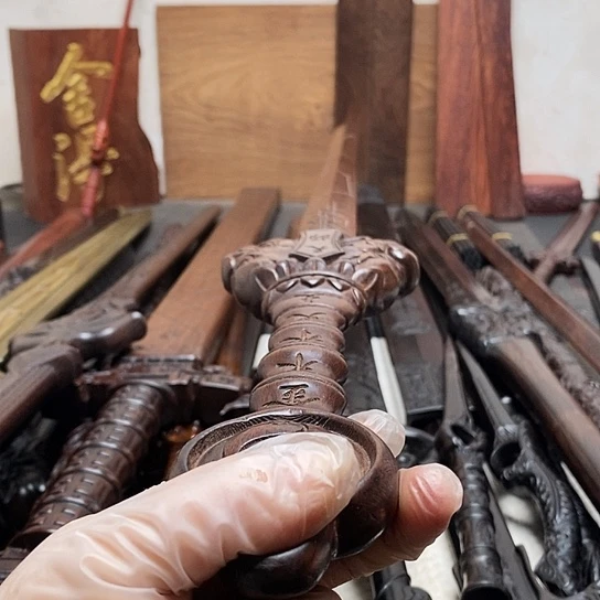 黑檀木木一米天师微瑕