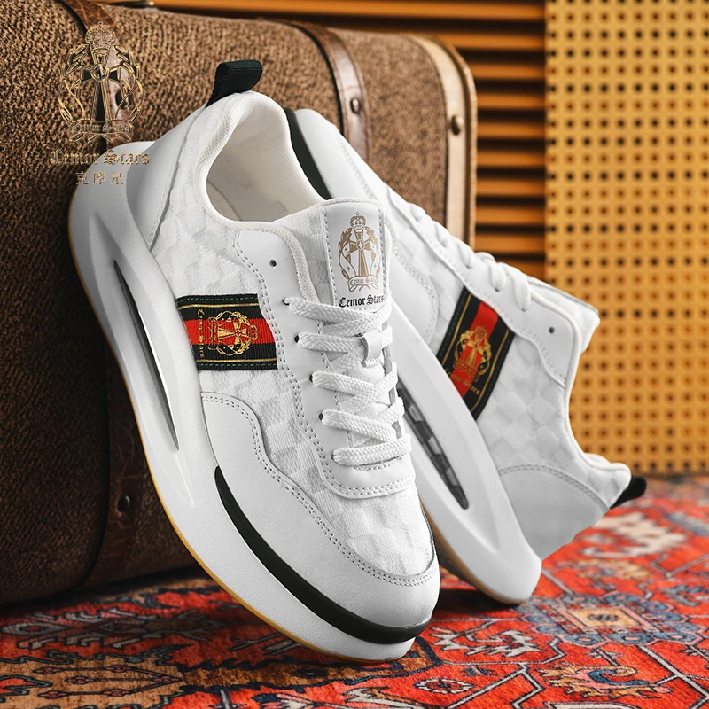 【私人订制C】克摩星Cemor Stars情侣鞋KMX999气垫透气拼接时尚跑鞋