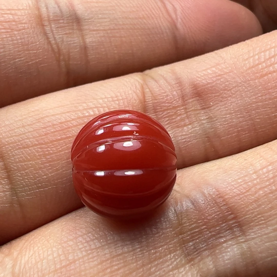 南红玛瑙珠子未镶嵌