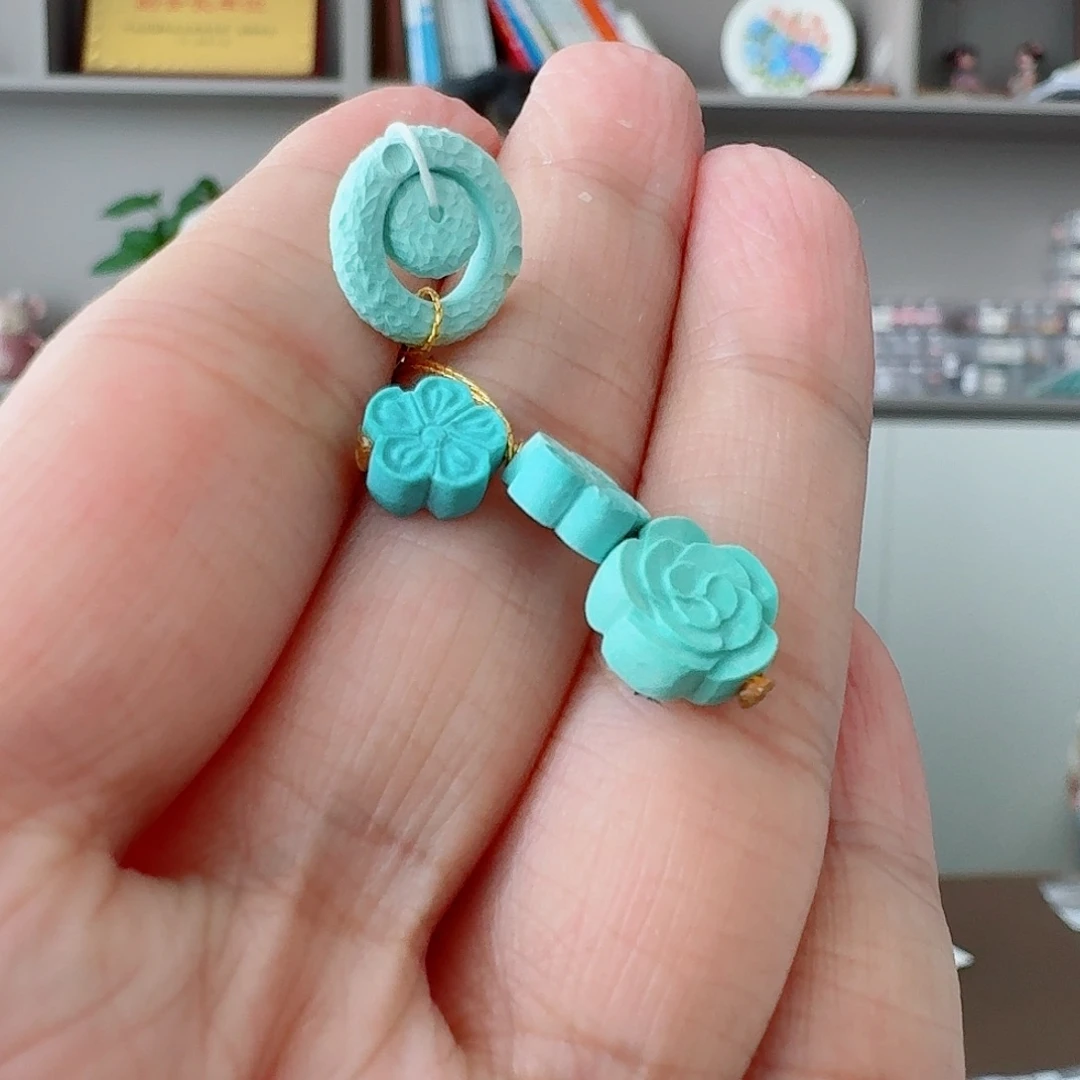 绿松石未镶嵌珠宝半成品
