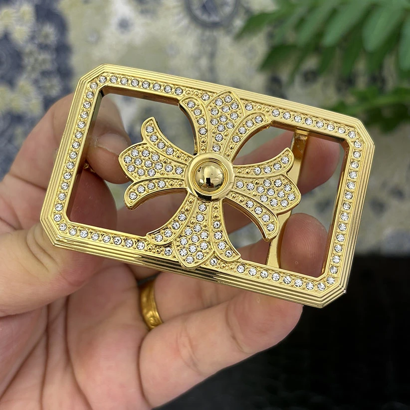 克罗心男士打孔适用于3.8cm-4.0cm皮带.时尚百搭高贵高档