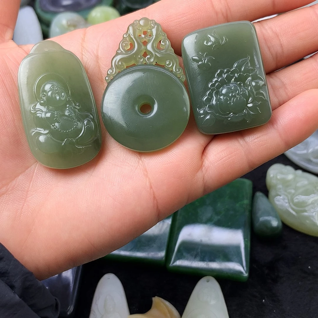 和田玉（糖玉）未镶嵌珠宝半成品