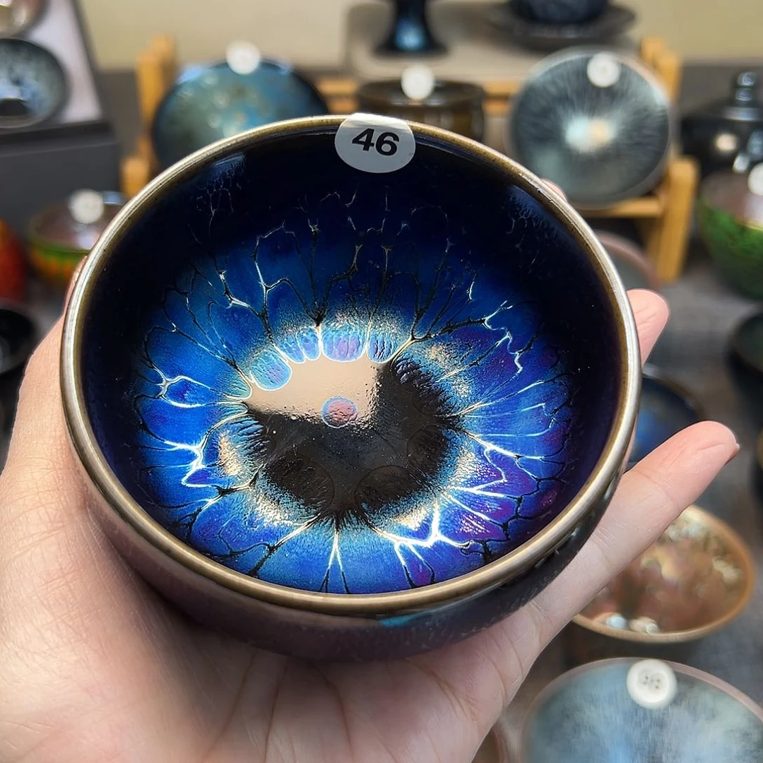 茶盏蓝色妖姬禅定