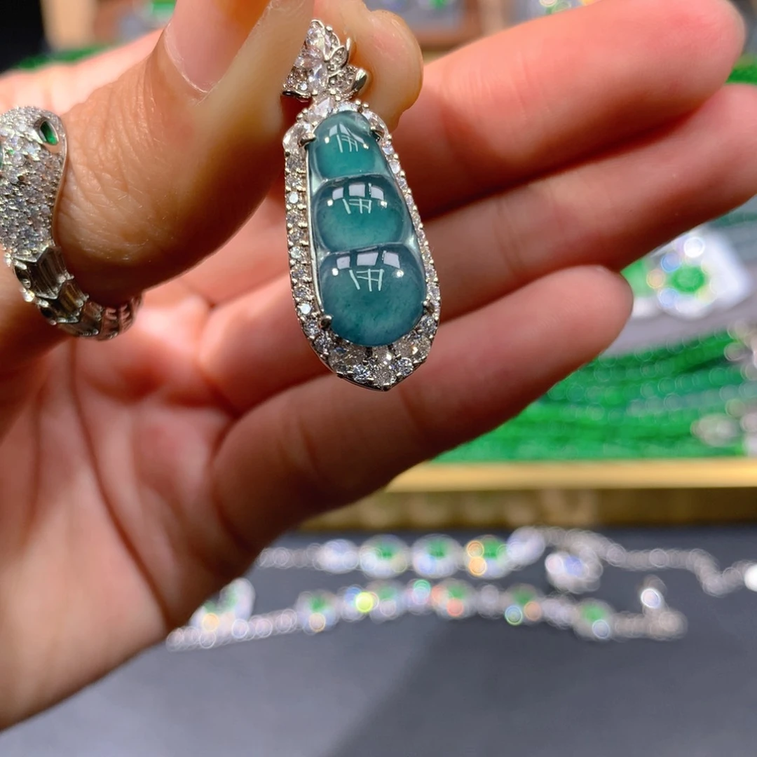 翡翠戒指未镶嵌天然翡翠