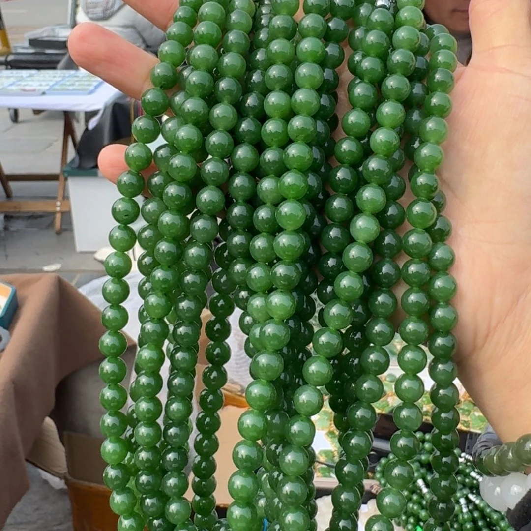 和田玉颈饰未镶嵌碧玉项链TZ多样性拍一发一