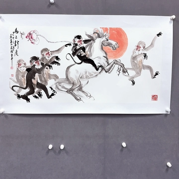 国画亲笔手绘放心去藏