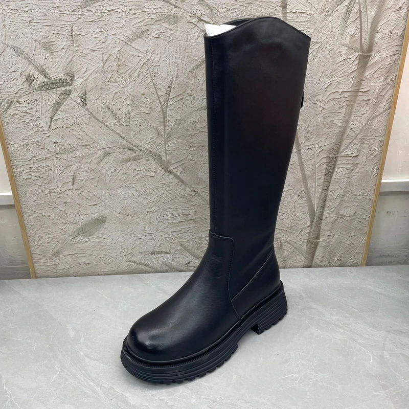长靴 女靴子 2815 牛皮新店