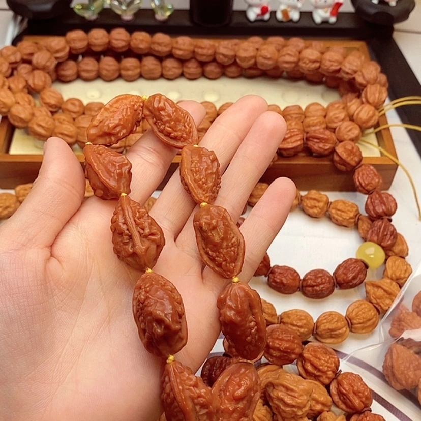 【闪购商品】手串文玩核桃德*卡小核桃手串麒麟角