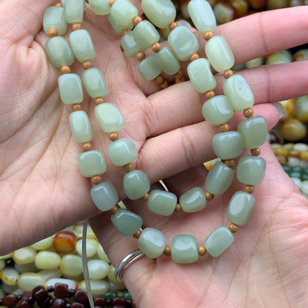 和田玉未镶嵌手链