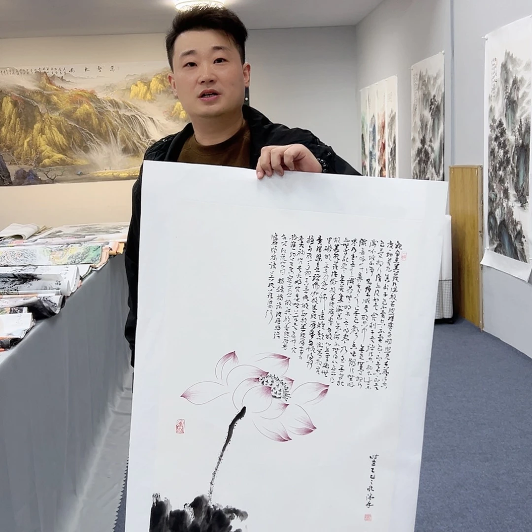 国画国画作品宣纸纯手绘