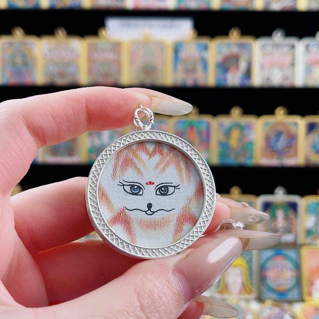 吊坠小胡胡纯手绘3.5