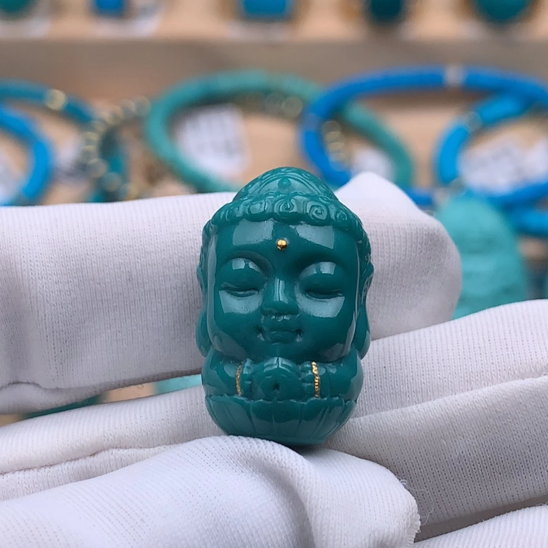 绿松石未镶嵌配饰