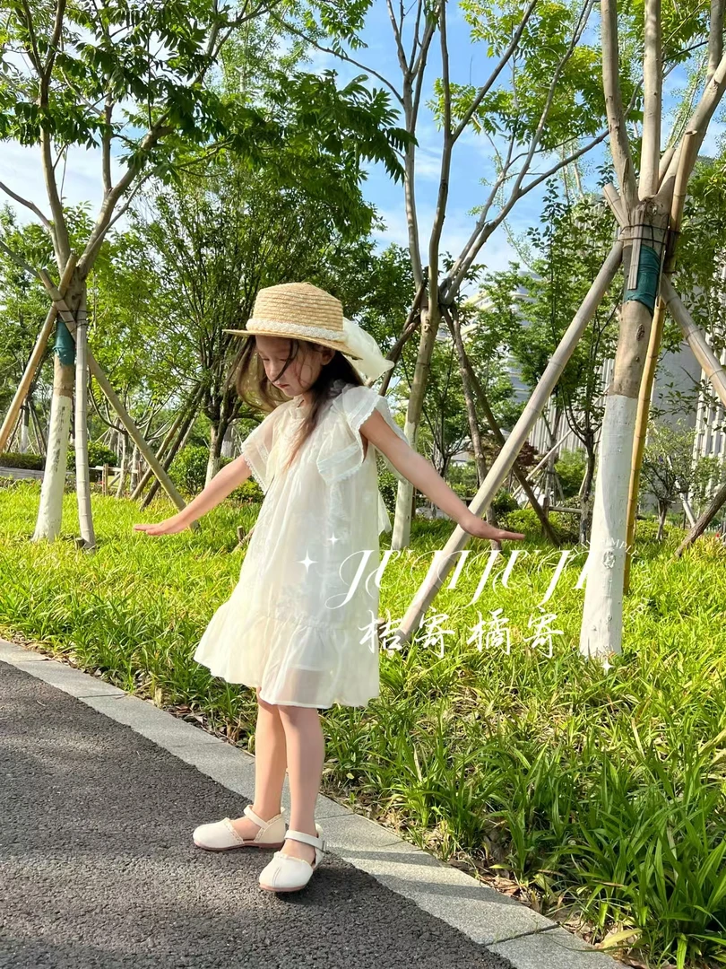 桔寄橘寄juji•25夏款上新【玛德琳之吻】连衣裙夏季女童公主裙X8670