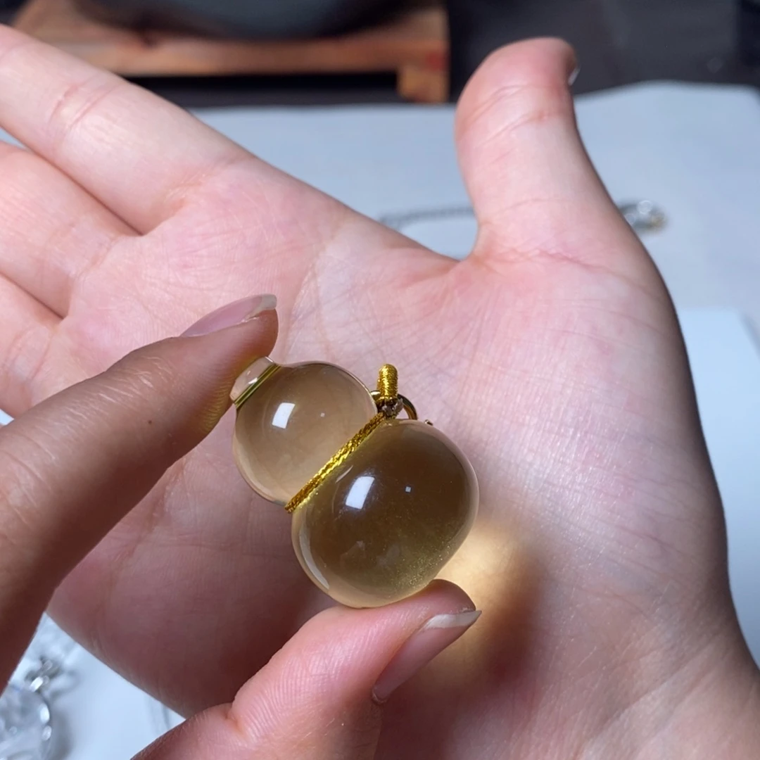 项链黄水全净体 葫芦单颗