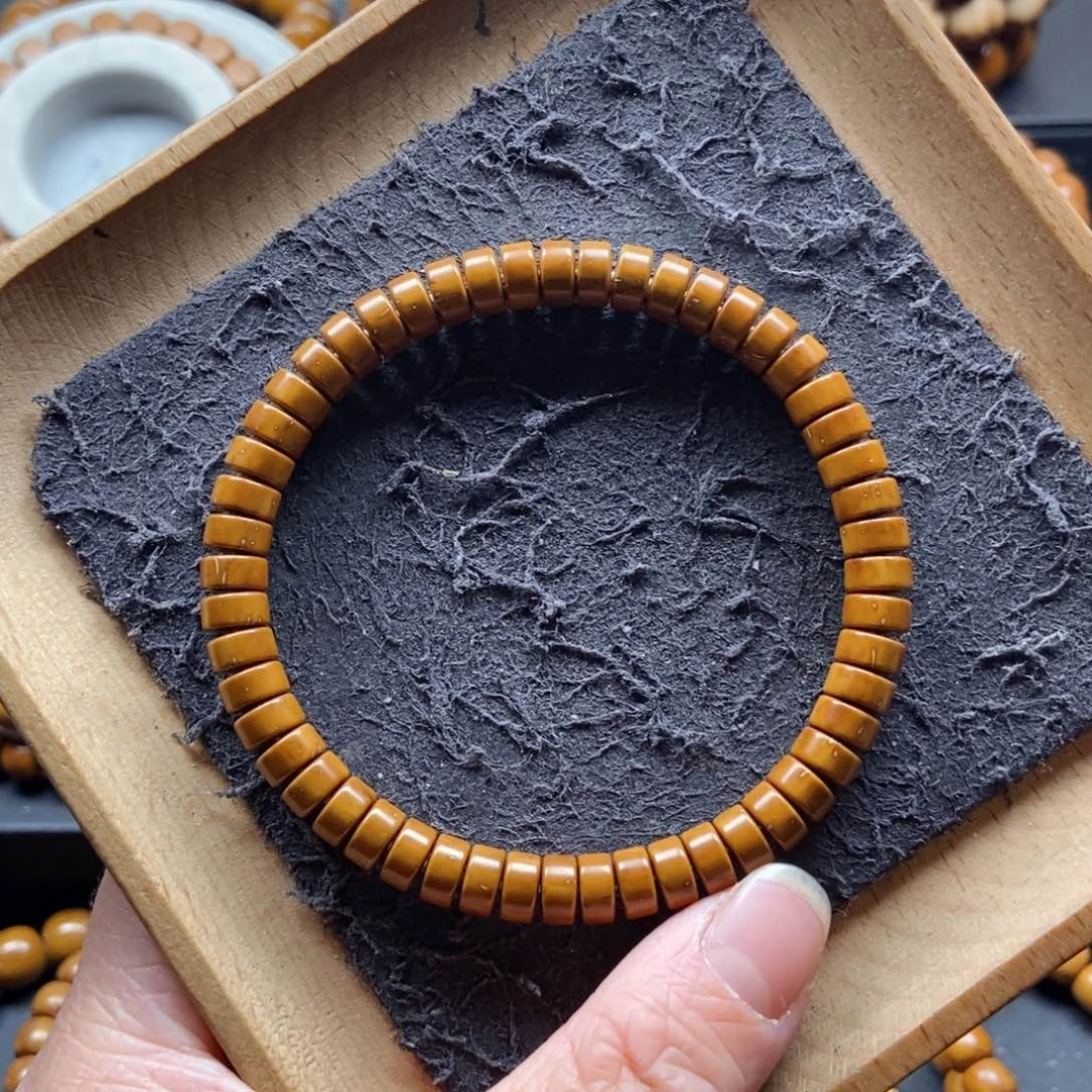 紫金鼠手串7/4mm实心鼠片