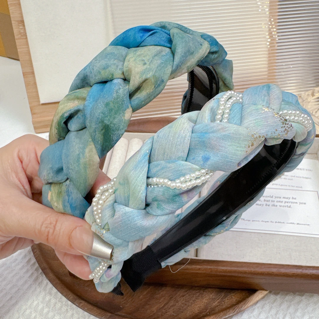 带齿韩国欧巴家定制高颅顶发箍韩国2025夏天头箍小香风