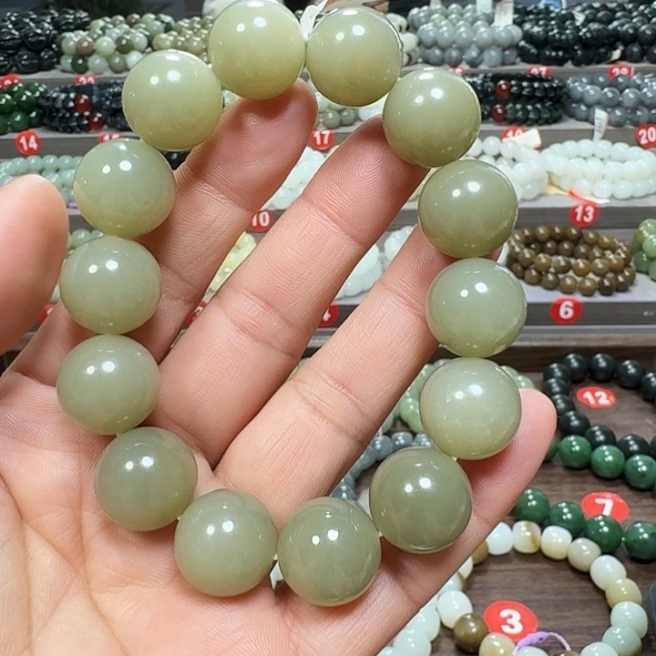 未镶嵌手链和田玉新疆且末糖卡16