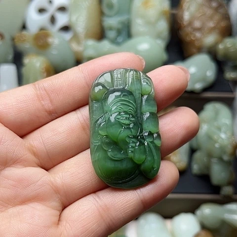 和田玉未镶嵌颈饰梦**遇