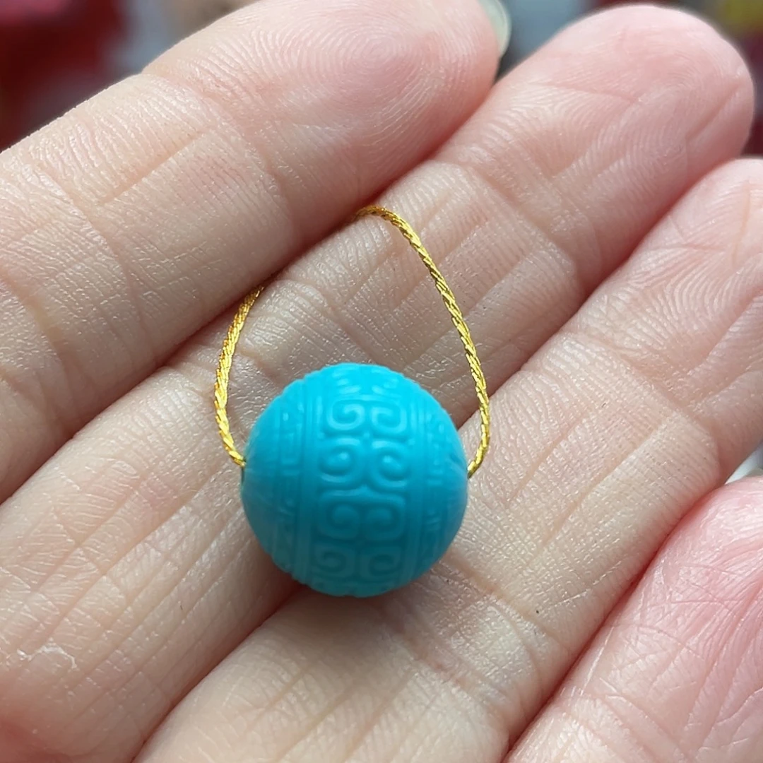 绿松石未镶嵌颈饰