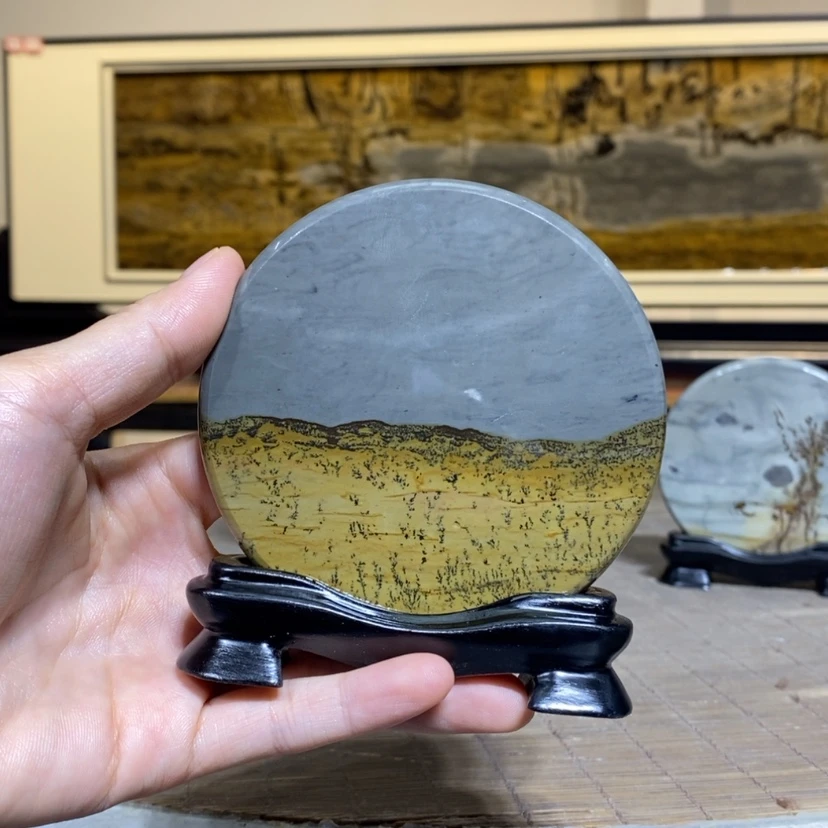 【闪购商品】广西国画石草花石