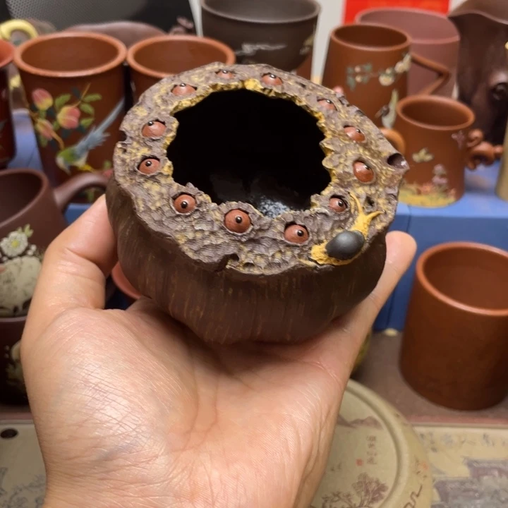 紫砂茶杯紫砂公道杯200cc