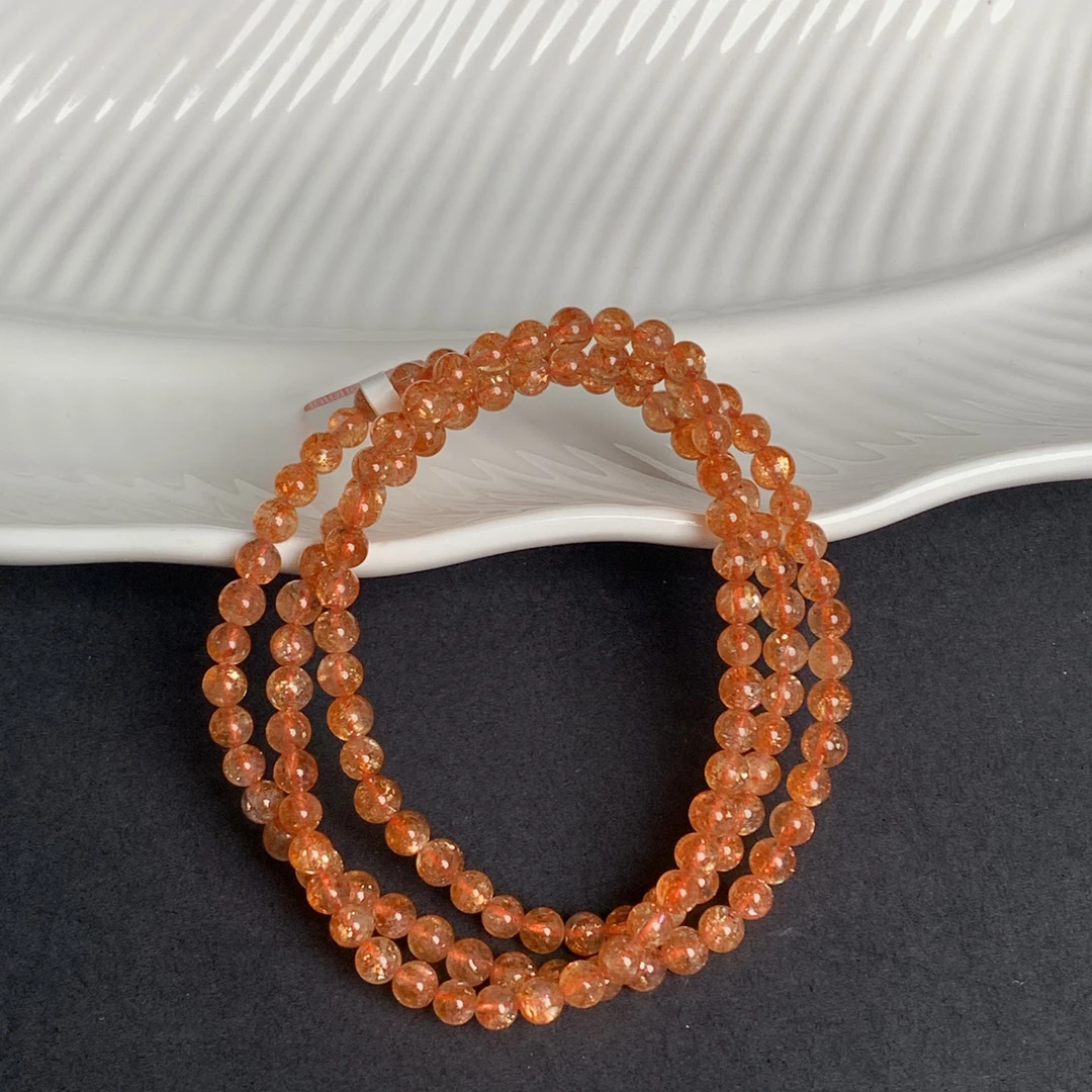 特级满矿玻璃体金太阳石多圈4m+S92多样性发其一