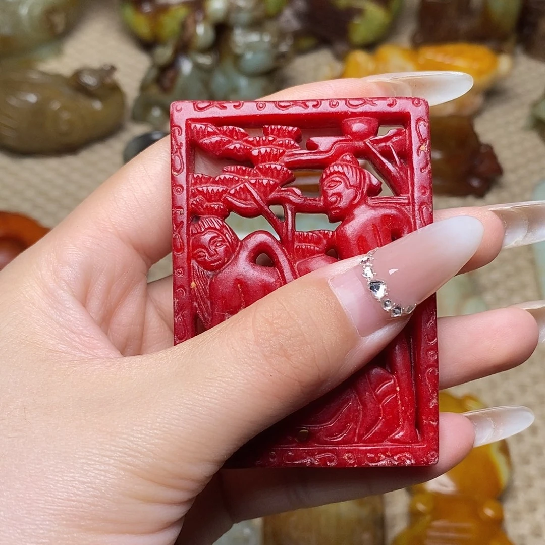 未镶嵌蛇纹石玉颈饰