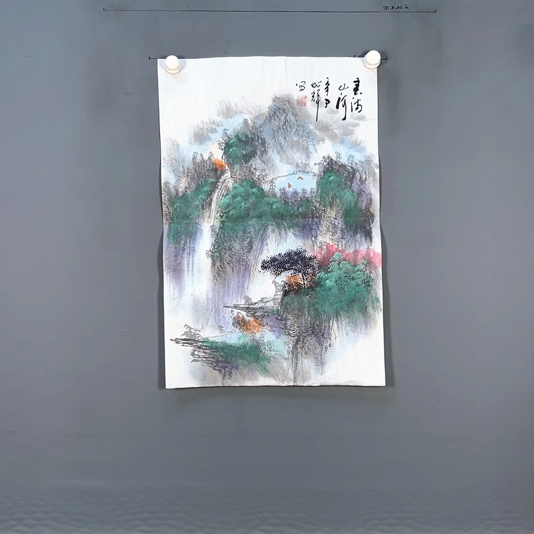 国画442 花鸟和花的颜色搭配起来