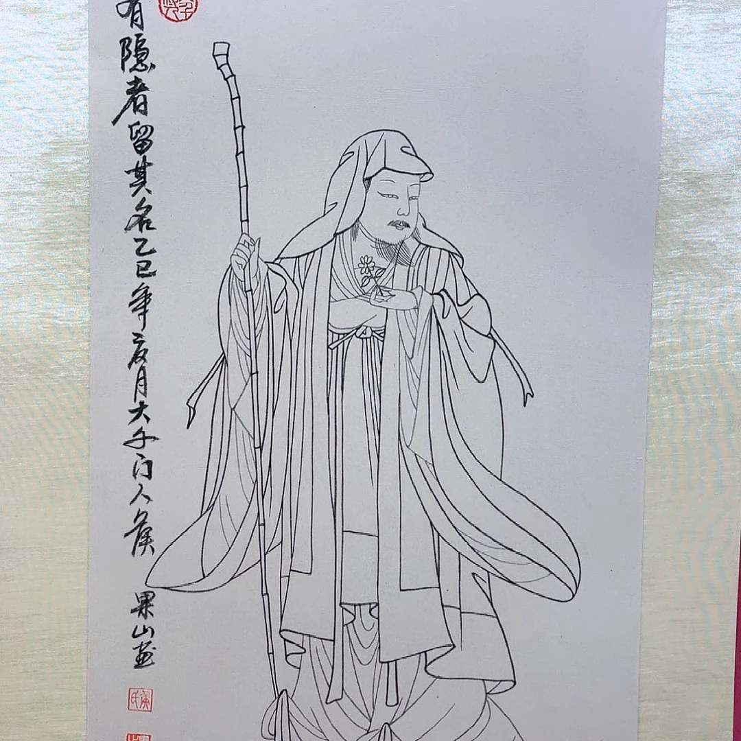 国画侯果山老师作品朵