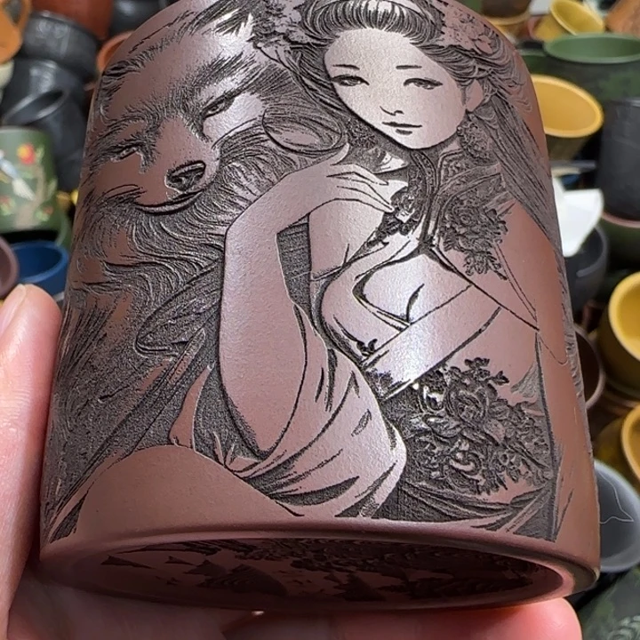 茶杯紫砂全手工紫砂