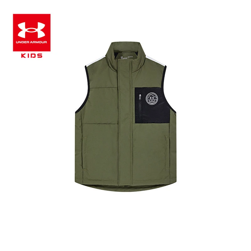 【Under Armour/安德玛】儿童秋冬羽绒马甲保暖244105355DB穿到-5