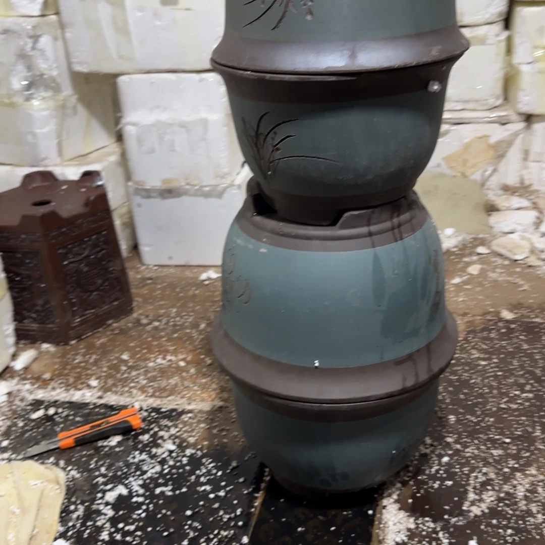 紫砂花盆口径18.12/14.10口径