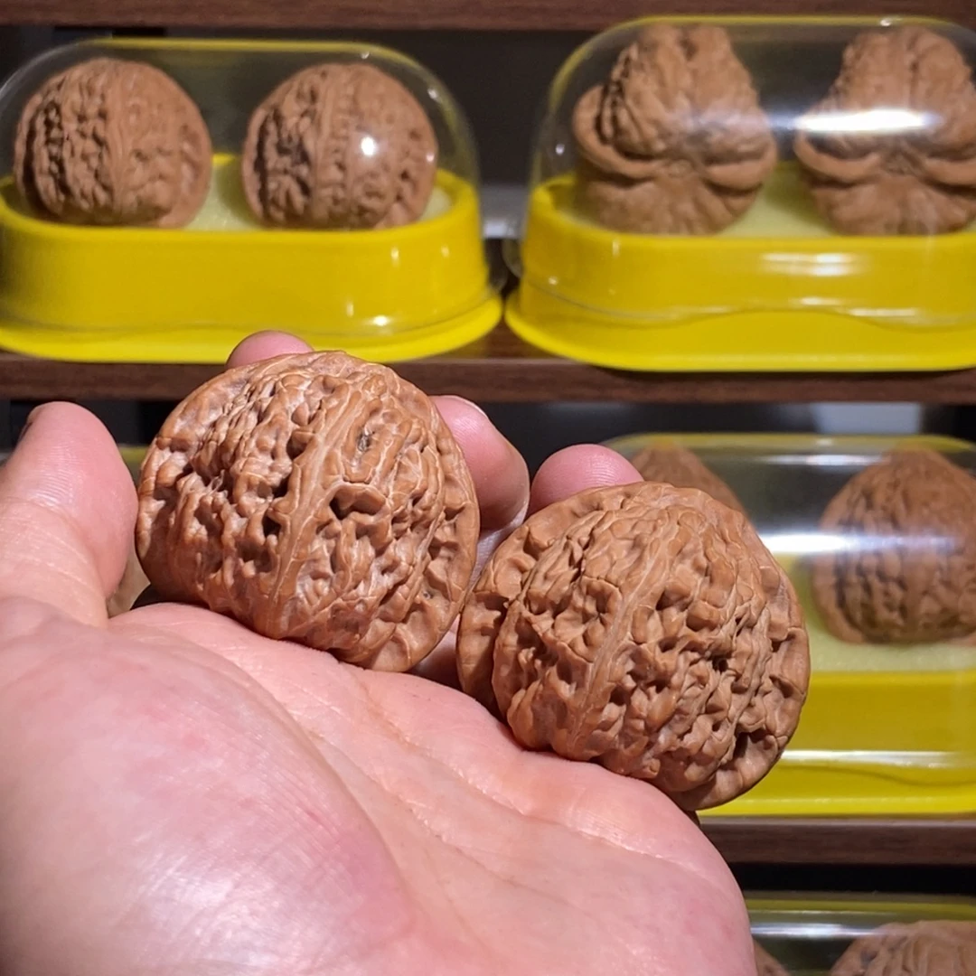 韬***r吊坠文玩核桃全品41尺三角白