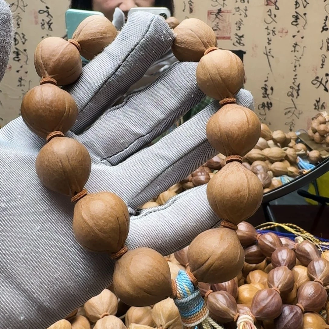 咔***嚓橄榄核手串铁核圆